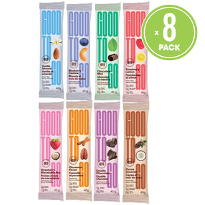 Good To Go Keto Snack Bars Variety Pack, 8 Bars